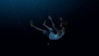 查克被海浪卷進海里