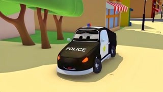 汽车城之警车和消防车 第2季 被偷的蛋糕 精华版