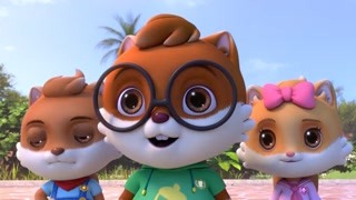 小酷被高跷冰淇淋吸引