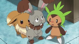 紳士大哥掘掘兔與毛頭小子哈力栗！和柔弱伊布的三角戀？？！