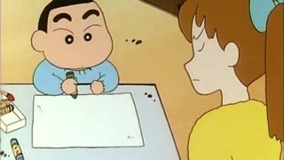 老师帮小新画画 没想到结局出奇的好笑