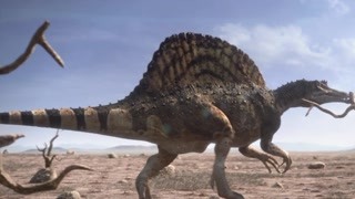 棘龙大战12米长的巨型鳄鱼？ 没想到它竟然怂了