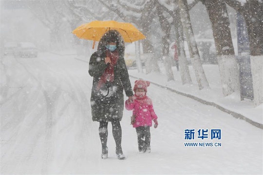 山东烟台普降大雪 第1页