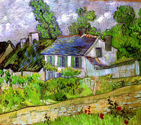 梵高-15 Houses at Auvers 第1页