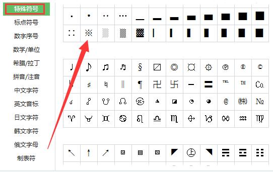 数字特殊符号