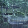 夜庭雨阁