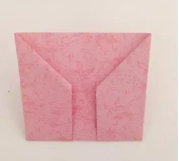 手工简单蝴蝶结折纸