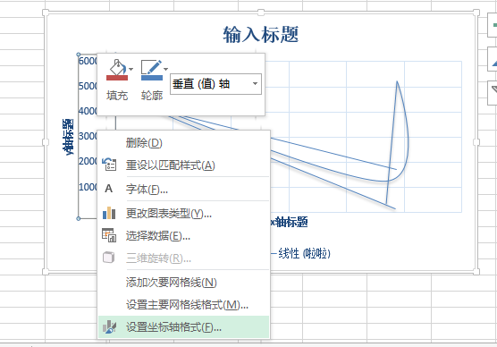 在excel中制作曲线图的方法步骤详解