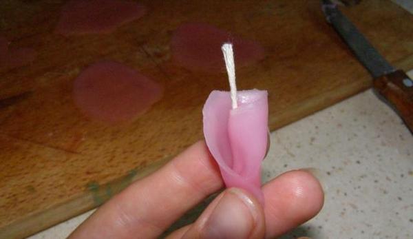 创意手工蜡烛制作莲花教程