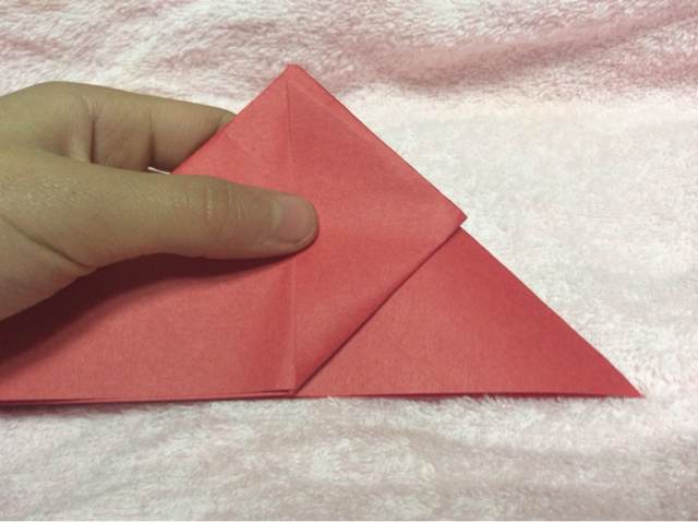 简单手工折纸大全玫瑰折法教程图解