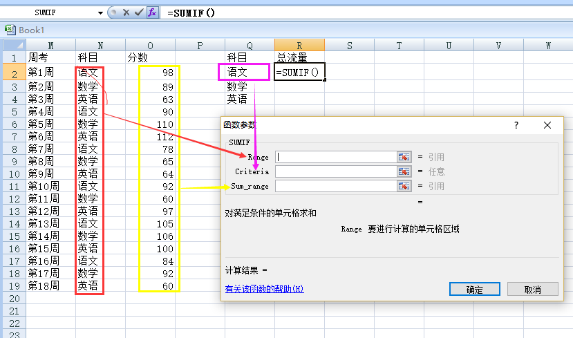 Excel中進(jìn)行sumifs函數(shù)的操作方法