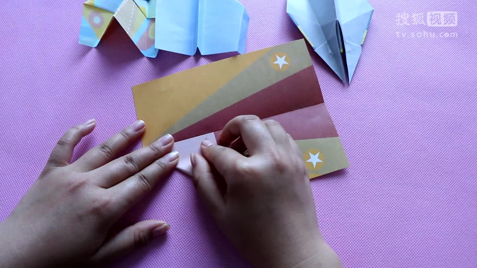亲子折纸之纸飞机第三期：纸飞机3号  歼灭机