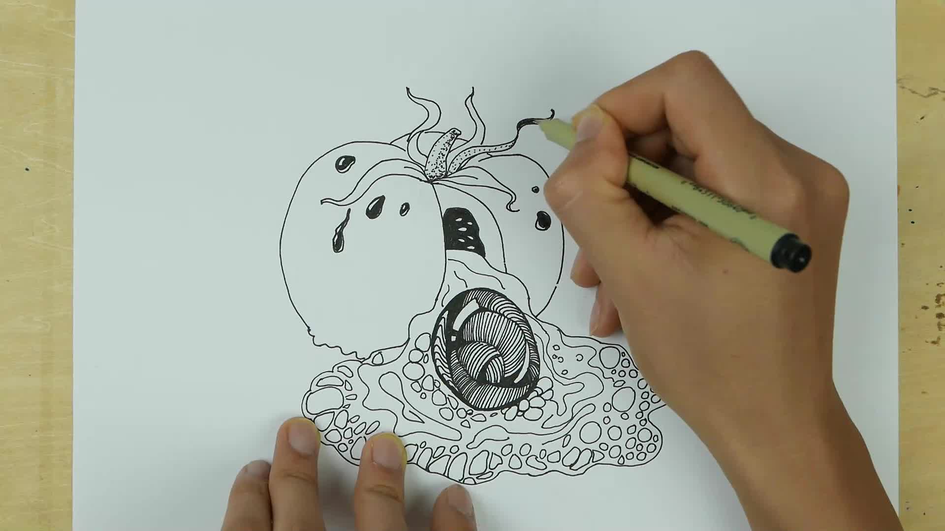 胡思乱画：番茄蛋