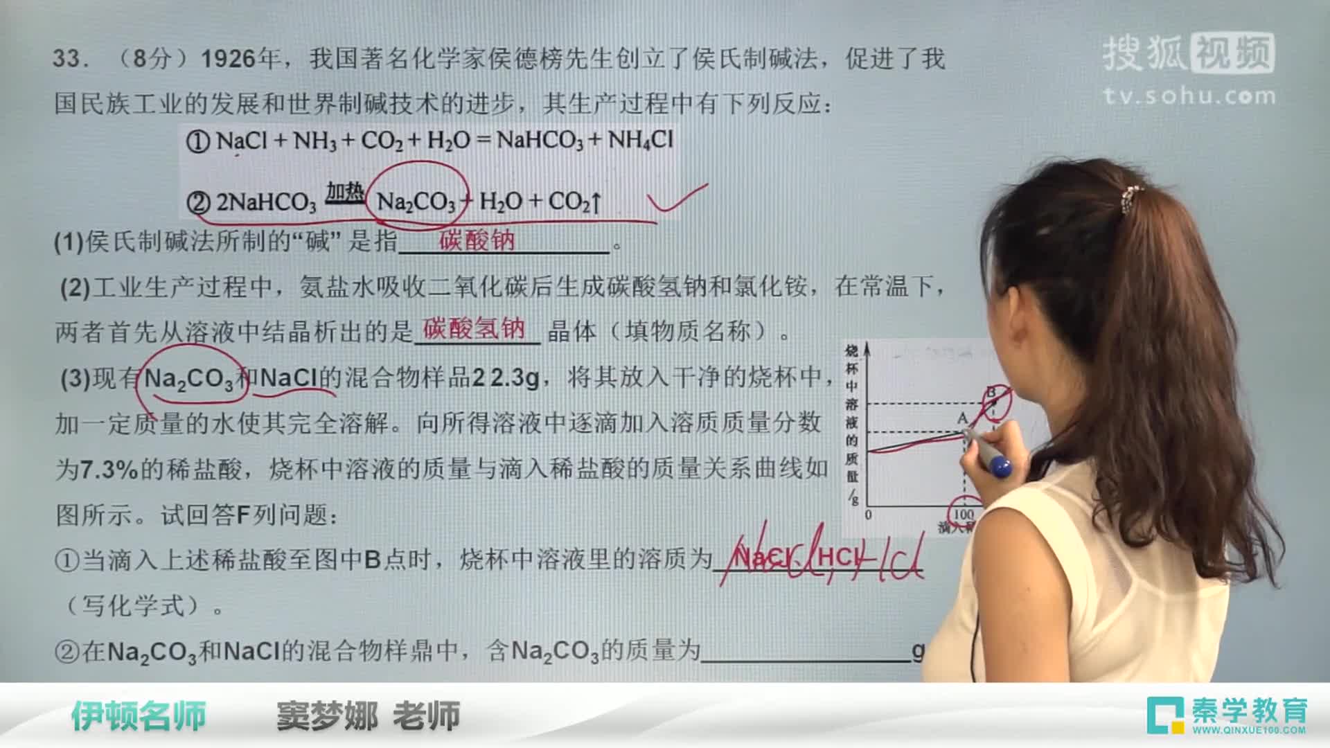 2015中考真题讲解济南卷-化学第33题