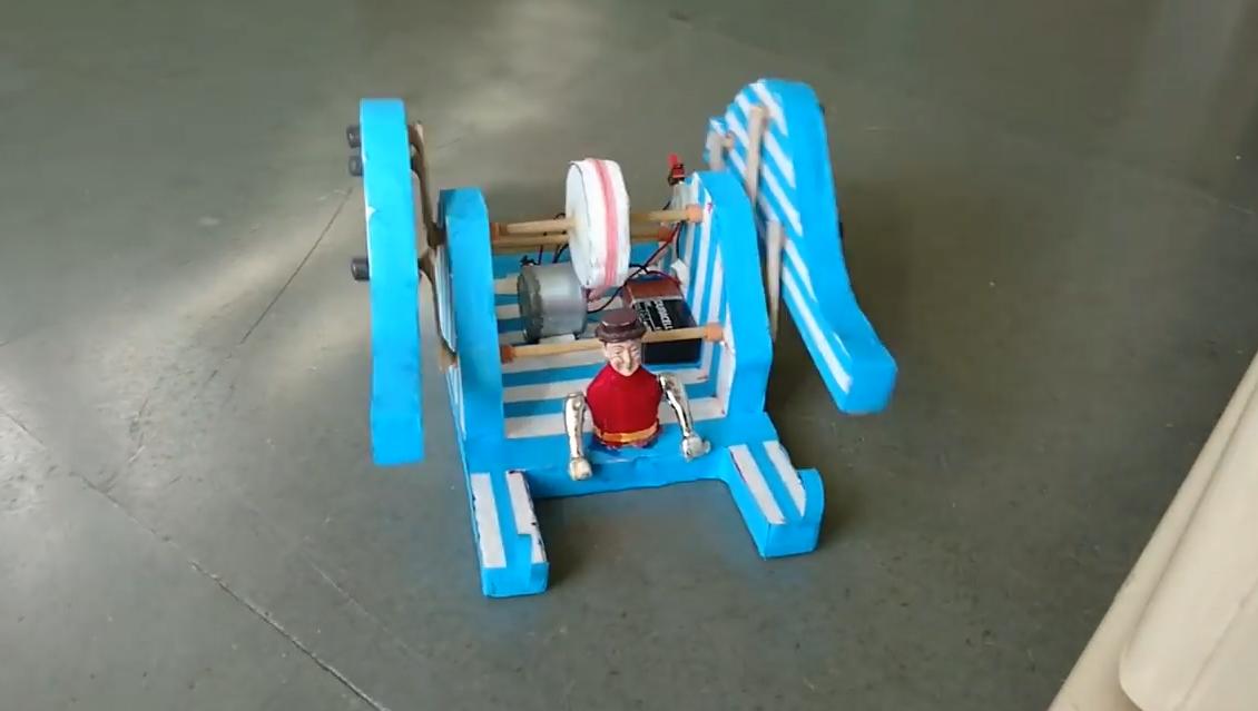 自制玩具-步行机器人