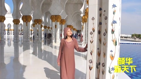 颜华游天下：阿布扎比，壮观的大清真寺！