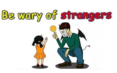 [图]「一个电影单词」小心陌生人 的英文表达 Be wary of strangers~