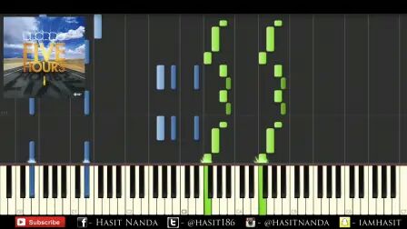 [图]Deorro - Five Hours (Piano Tutorial) // Hasit Nanda