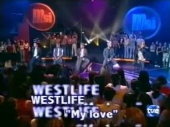 [图]【100%真唱】Westlife - My Love (Live Musica Si) 2001