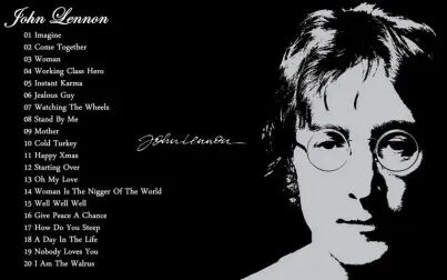 [图]约翰列侬John Lennon经典代表曲目集