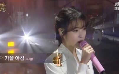 [图]【金唱片奖】IU - 秋日早晨+夜信 现场 180110 HD