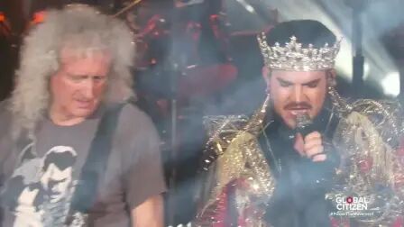 [图]Queen Adam Lambert - We Are The Champions (Live at Global Citizen)