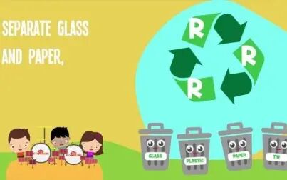 [图]reduce, reuse and recycle song for kids