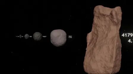 [图]小行星大小比较