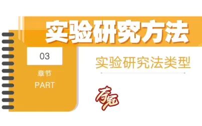[图]实验研究方法 | 第三部分 实验研究法类型