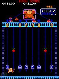 [图]【街机游戏回顾】大金刚Jr. 通关视频 Donkey Kong Jr. 1040100pts