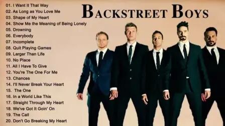 [图]后街男孩Backstreet Boys 20首 最经典好听的歌曲合集