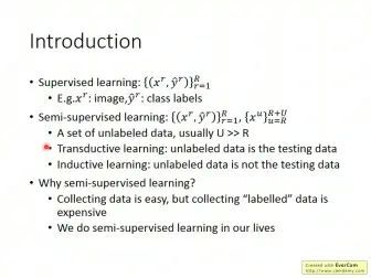 [图]机器学习 第13讲 半监督学习 semi-supervised learning