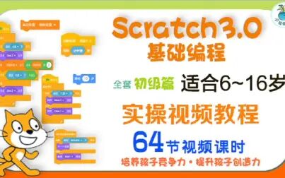 [图]Scratch3.0少儿基础编程 初级篇 第1课1.1 倒入角色