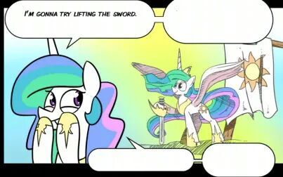 [图]【中字】公主和剑"The Princess and the Sword" MLP Comic Rea