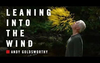 [图]Leaning Into The Wind - Andy Goldsworthy《投身风中:安迪·高兹沃...