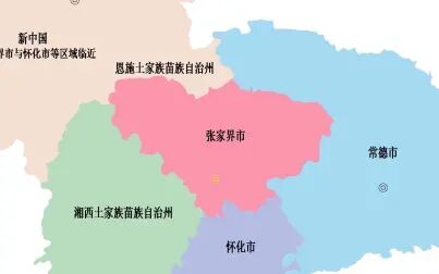 [图]湖南·张家界-历史沿革-地图动画