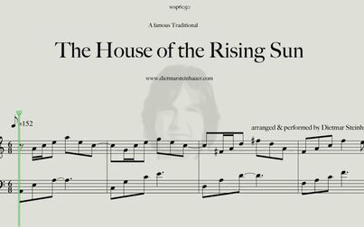 [图]《House of the rising Sun》谱子教学版