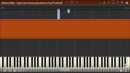 [图]Richard Marx - Right Here Waiting [Synthesia Piano Tutorial]