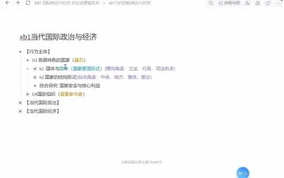 [图]政治vivi分析课 1 新教材选择新必修一 国际政治与经济 总目录逻辑关系