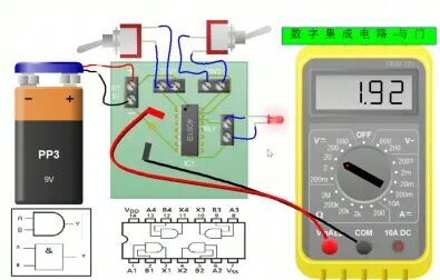 [图]电脑维修基础 数字集成电路-与门电路 全网独家模拟软件演示