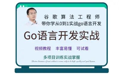 [图]go语言从零基础到实战视频大全