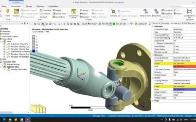 [图]基于ANSYS workbench的双万向轴的刚体动力学分析