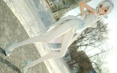 [图]【C4D-弱音MMD】冰雪与美人啊~Good Luck~