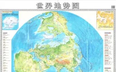 [图]1.4亿像素竖版世界地图