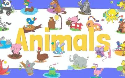 [图]美国幼儿园英语启蒙教程——动物篇animals