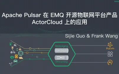 [图]Apache Pulsar 在 EMQ 开源物联网平台产品 ActorCloud 上的应用