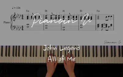 [图]【John Legend - ALL OF ME】钢琴演奏 附谱 BGM