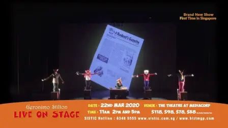 [图][新加坡广告](2020)Geronimo Stilton Live on Stage(16:9)