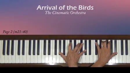 [图]Arrival of the Birds Piano Tutorial - Jane