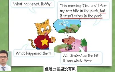 [图]译林版 六年级上册 Unit2 What a day! Cartoon time 课文教读